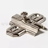 Петли мебельные Hettich (Германия) монтажная планка для slide-on, d1,5, без евровинтов