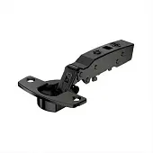 Петли мебельные Hettich (Германия) петля sensys угол 110° push to open накладная, черный обсидиан