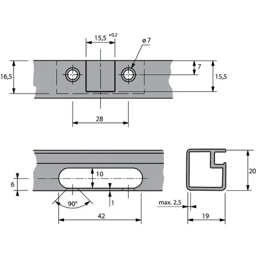 Петли мебельные Hettich (Германия) петля hettich sensys вкладная 95° для алюминиевых рам, с доводчиком