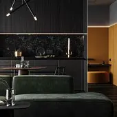 Коллекция Velvet париж 2 velvet, мебельный фасад с фрезеровкой