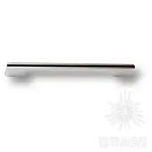 Ручки Brass Модерн 182160mp02pl15 ручка мебельная модерн, 160мм, глянцевый хром с коричневой вставкой