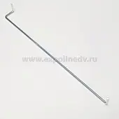 Полкодержатели держатель г-образный 300x25мм, правый, хром
