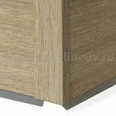 Цоколь кухонный дуб светлый заглушка для цоколя 100 мм угол 90° (18802261036)