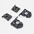 Направляющие скрытого монтажа Hettich фиксаторы (комплект) quadro 4d v6