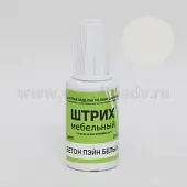 Штрих мебельный штрих мебельный, бетон пэйн белый