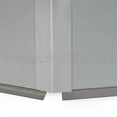 Цоколь кухонный magic alu заглушка для цоколя 150 мм угол 135° (18802761004)