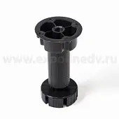 Опоры кухонные опора мебельная н 110-130мм, черная