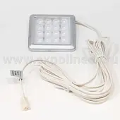 Светильники светильник sunny sq he 12v 1,25w 3200*k цвет серый металлик
