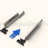 Комплекты направляющих Hettich скрытого монтажа комплект направляющих скрытого монтажа hettich quadro v6, 300мм, с доводчиком