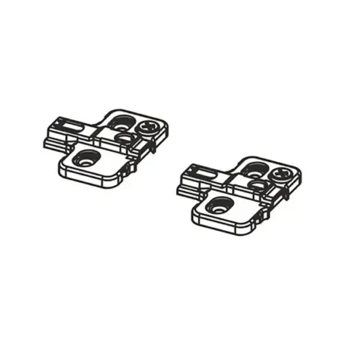 Комплектующие DTC монтажная планка под среднюю петлю 3d (2шт) для dtc top stay st
