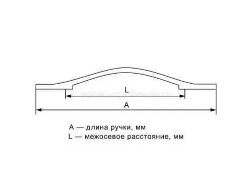Ручки ручка мебельная 199, 96мм, античная бронза