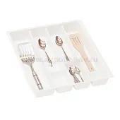 Кухонные органайзеры Hettich кухонный органайзер orgatray 590 для atira, гл. 470мм, шир. 407мм, в базу на 500мм, белый