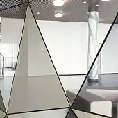 Зеркало AGC  зеркало mirox 3g grey, влагостойкое, 4мм (1605*2550)
