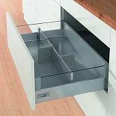 Кухонные органайзеры Hettich кухонный разделитель orgastore 820 для atira, гл. 470мм, в базу на 600мм, серый