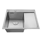 Мойки кухонные Avivacom мойка кухонная avivacom модель s6548l, левая, сатин