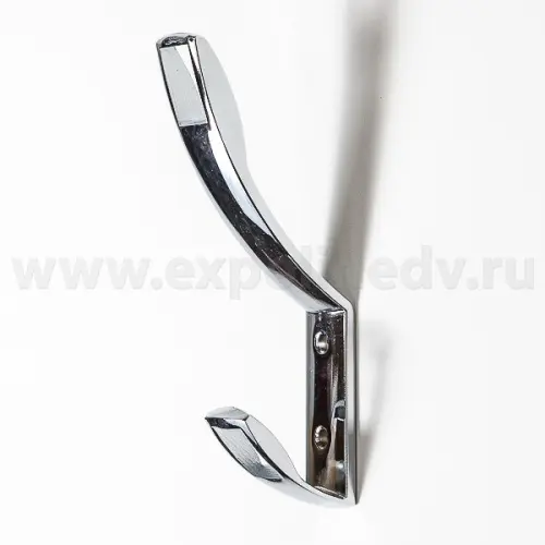 Крючки для одежды крючок alba он-155 2х рожковый, хром 