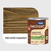 Масла для дерева Biotex антисептик биотекс классик универсал, лесной каштан, 2,7л