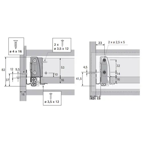 Комплекты ящиков InnoTech Atira комплект ящика innotech atira nl-470*54 мм, silent system, белый