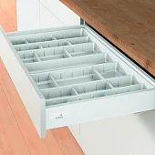 Кухонные органайзеры Hettich кухонный органайзер orgatray 590 для atira, гл. 470мм, шир. 807мм, в базу на 900мм, белый