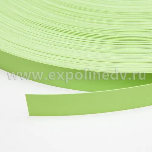 Кромка ПВХ / ABS кромка, зеленый лимон 630u 0,8, 19мм