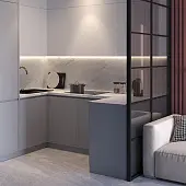 Стеновая панель ДСП SLOTEX стеновая панель larnaca, slotex, 4200х600х10мм