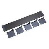 Кухонные органайзеры Hettich кухонный разделитель orgastore 820 для atira, гл. 470мм, в базу на 900мм, антрацит