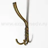 Крючки крючок 3х рожковый, античная бронза
