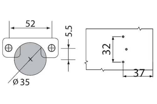 Петли мебельные Samsung IREX (Корея) петля samsung irex вкладная 110° с мп, с доводчиком, new