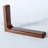 Полкодержатели полкодержатель 237х143х35мм, коричневый