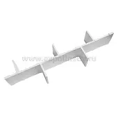 Кухонные органайзеры Hettich кухонный разделитель orgastore 820 для atira, гл. 470мм, в базу на 900мм, белый