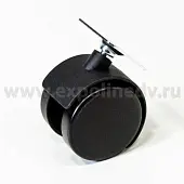 Опоры колесные опора колёсная d 50 мм, черная