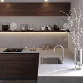 Стеновая панель ДСП FORM&STYLE стеновая панель бетон серый, form&style 3050х655х6 мм
