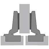 Петли мебельные Hettich Комплекты (Германия) петля hettich intermat полунакладная 110°, без доводчика, d1,5 (евровинты)