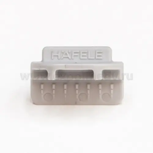 Hafele Ixconnect фиксатор hafele для монтажа задней стенки, серый