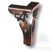 Опоры мебельные Brass kax-4626-0110-a07 опора мебельная резная h 110мм, античная медь