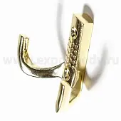 Крючки крючок 2х рожковый, золото