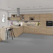 Стеновая панель ДСП FORM&STYLE стеновая панель дуб уайт-ривер песочно-бежевый, form&style 4100х600х6 мм 