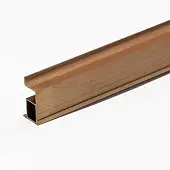 SLIM/FIT пв профиль вертикальный fit 5600мм латунь браш absolut