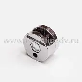 Фурнитура для стекла (Китай) крепление зеркала d22мм, без сверления, хром