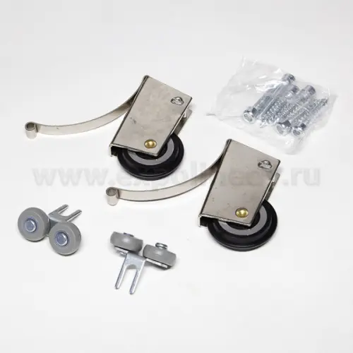 Фурнитура NEW комплект колес симметрия (2 верх + 2 низ)