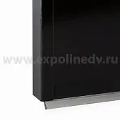 Цоколь кухонный чёрный глянец заглушка для цоколя 150 мм торцевая универсальная (18802161001)