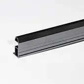 SLIM/FIT пв профиль вертикальный slim 5800мм графит браш глянец new
