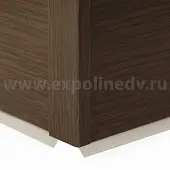 Цоколь кухонный венге заглушка для цоколя 100 мм угол 90° (18802261016)