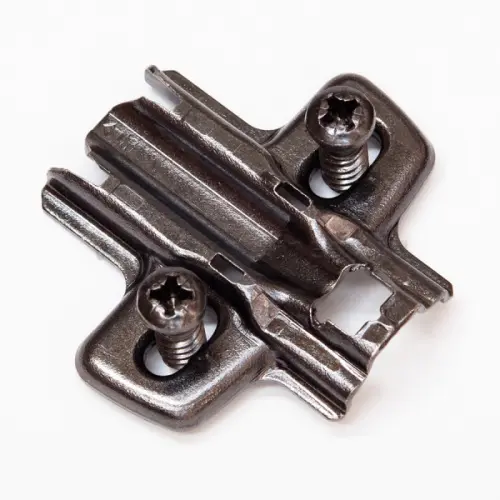Петли мебельные Hettich (Германия) монтажная планка для sensys/intermat d3, евровинты, черный обсидиан